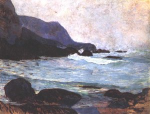 ベランジェニーの海岸 作： Paul Gauguin